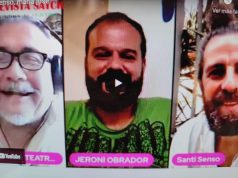 SANTI SENSO, JERÓNI OBRADOR Y M. JOSÉ JAUREGUIBERRY