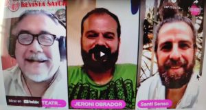 SANTI SENSO, JERÓNI OBRADOR Y M. JOSÉ JAUREGUIBERRY