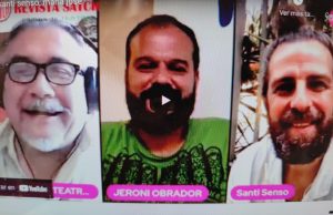SANTI SENSO, JERÓNI OBRADOR Y M. JOSÉ JAUREGUIBERRY