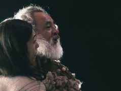 RALLEN MONTENEGRO INTERPRETA DISTOPÍA MAPUCHE SOBRE EL RÍO MAPOCHO