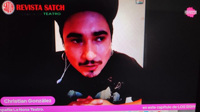 CHRISTIAN GONZÁLEZ, director de la obra ATENTADO