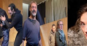 MIEMBROS DEL THÉÂTRE DU SOLEIL DICTAN TALLER EN DOJO TEATRAL