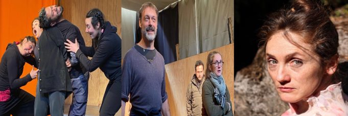 MIEMBROS DEL THÉÂTRE DU SOLEIL DICTAN TALLER EN DOJO TEATRAL