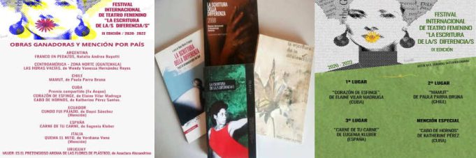 GANADORAS IX FESTIVAL FEMENINO LA ESCRITURA DE LA/S DIFERENCIA/S