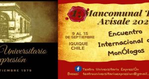 MANCOMUNAL TEATRAL: AVÍSALE 2021 ENCUENTRO INTERNACIONAL DE MONÓLOGOS